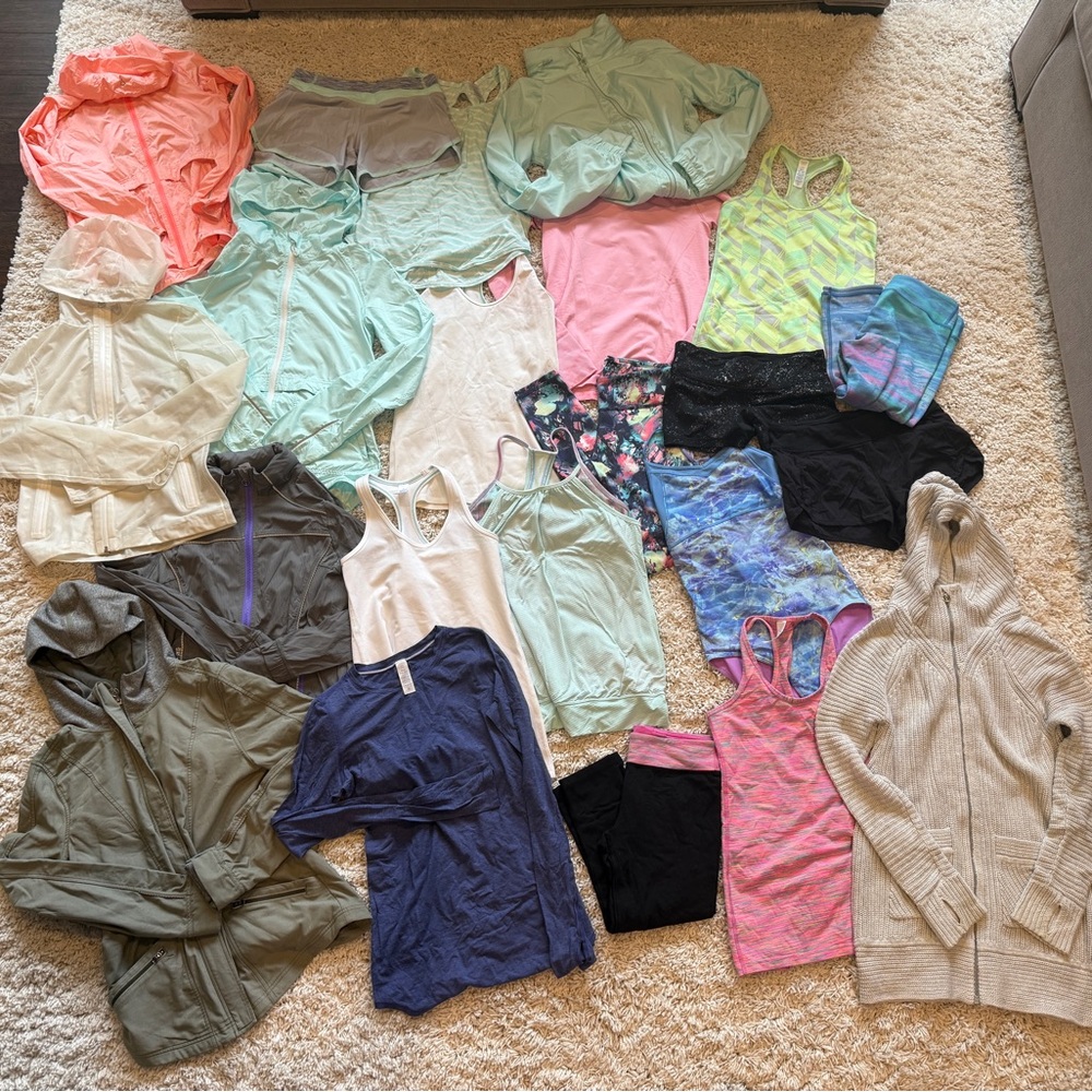 Ivivva by Lululemon size 14 HUGE lot of 22 items
